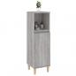 Preview: Badschrank Grau Sonoma 30x30x100 cm Holzwerkstoff