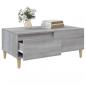 Preview: Couchtisch Grau Sonoma 90x50x36,5 cm Holzwerkstoff