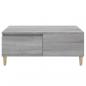 Preview: Couchtisch Grau Sonoma 90x50x36,5 cm Holzwerkstoff