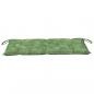 Preview: Gartenbank-Auflage Blattmuster 100x50x7 cm Oxford-Gewebe