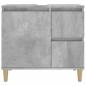 Preview: Badschrank Betongrau 65x33x60 cm Holzwerkstoff