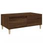 Preview: Couchtisch Braun Eichen-Optik 90x50x36,5 cm Holzwerkstoff