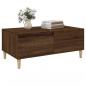 Preview: Couchtisch Braun Eichen-Optik 90x50x36,5 cm Holzwerkstoff