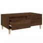 Preview: Couchtisch Braun Eichen-Optik 90x50x36,5 cm Holzwerkstoff