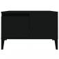 Preview: Couchtisch Schwarz 55x55x36,5 cm Holzwerkstoff