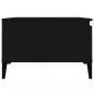 Preview: Couchtisch Schwarz 55x55x36,5 cm Holzwerkstoff