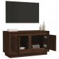 Preview: TV-Schrank Braun Eichen-Optik 80x35x45 cm Holzwerkstoff