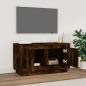 Preview: TV-Schrank Räuchereiche 80x35x45 cm Holzwerkstoff