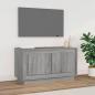 Preview: ARDEBO.de - TV-Schrank Grau Sonoma 80x35x45 cm Holzwerkstoff