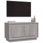 Preview: TV-Schrank Grau Sonoma 80x35x45 cm Holzwerkstoff