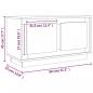 Preview: TV-Schrank Grau Sonoma 80x35x45 cm Holzwerkstoff