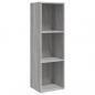 Preview: Bücherschrank/TV-Schrank Grau Sonoma 36x30x114 cm Holzwerkstoff