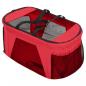 Preview: Hundewagen für 2 Hunde Faltbar Rot 83x48x97 cm Oxford-Gewebe