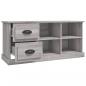 Preview: TV-Schrank Grau Sonoma 102x35,5x47,5 cm Holzwerkstoff