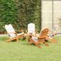 Preview: ARDEBO.de - 5-tlg. Garten-Lounge-Set Adirondack Massivholz Akazie