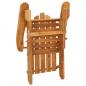 Preview: 5-tlg. Garten-Lounge-Set Adirondack Massivholz Akazie