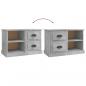 Preview: TV-Schrank Betongrau 73x35,5x47,5 cm Holzwerkstoff