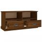 Preview: TV-Schrank Braun Eichen-Optik 93x35,5x45 cm Holzwerkstoff