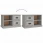 Preview: TV-Schrank Grau Sonoma 73x35,5x47,5 cm Holzwerkstoff