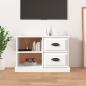 Preview: ARDEBO.de - TV-Schrank Weiß 73x35,5x47,5 cm Holzwerkstoff