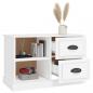 Preview: TV-Schrank Weiß 73x35,5x47,5 cm Holzwerkstoff