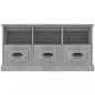 Preview: TV-Schrank Betongrau 100x35x50 cm Holzwerkstoff