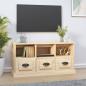 Preview: ARDEBO.de - TV-Schrank Sonoma-Eiche 100x35x50 cm Holzwerkstoff