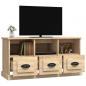 Preview: TV-Schrank Sonoma-Eiche 100x35x50 cm Holzwerkstoff