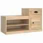 Preview: Schuhschrank Sonoma-Eiche 100x42x60 cm Holzwerkstoff