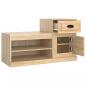 Preview: Schuhschrank Sonoma-Eiche 100x42x60 cm Holzwerkstoff