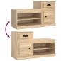 Preview: Schuhschrank Sonoma-Eiche 100x42x60 cm Holzwerkstoff