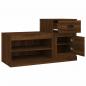 Preview: Schuhschrank Braun Eichen-Optik 100x42x60 cm Holzwerkstoff