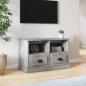 Preview: ARDEBO.de - TV-Schrank Betongrau 80x35x50 cm Holzwerkstoff