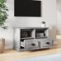 Preview: TV-Schrank Betongrau 80x35x50 cm Holzwerkstoff