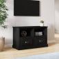 Preview: ARDEBO.de - TV-Schrank Schwarz 80x35x50 cm Holzwerkstoff