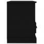 Preview: TV-Schrank Schwarz 80x35x50 cm Holzwerkstoff