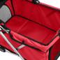 Preview: Hundewagen Faltbar Rot 76x50x100 cm Oxford-Gewebe