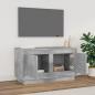 Preview: TV-Schrank Betongrau 80x35x45 cm Holzwerkstoff