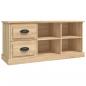 Preview: TV-Schrank Sonoma-Eiche 102x35,5x47,5 cm Holzwerkstoff