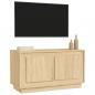 Preview: TV-Schrank Sonoma-Eiche 80x35x45 cm Holzwerkstoff