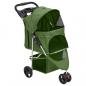 Preview: ARDEBO.de - Hundewagen Faltbar Grün 80x46x98 cm Oxford-Gewebe