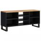 Preview: TV-Schrank 100x33x46 cm Massivholz Akazie & Holzwerkstoff