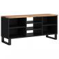 Preview: TV-Schrank 100x33x46 cm Massivholz Akazie & Holzwerkstoff