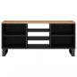 Preview: TV-Schrank 100x33x46 cm Massivholz Akazie & Holzwerkstoff