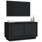 Preview: TV-Schrank Schwarz 80x35x45 cm Holzwerkstoff