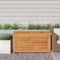 Preview: ARDEBO.de - Gartenbox mit Beutel 114x50x58 cm Massivholz Teak