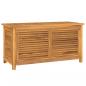 Preview: Gartenbox mit Beutel 114x50x58 cm Massivholz Teak