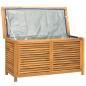 Preview: Gartenbox mit Beutel 114x50x58 cm Massivholz Teak