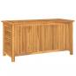 Preview: Gartenbox mit Beutel 114x50x58 cm Massivholz Teak