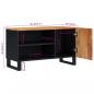 Preview: TV-Schrank 80x33x46 cm Massivholz Akazie & Holzwerkstoff